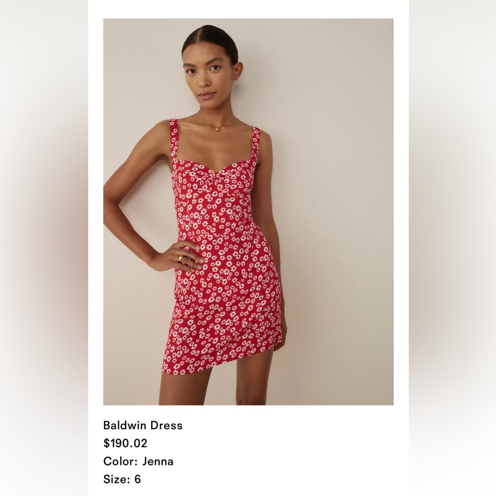 NWT  |  Reformation Baldwin Dress